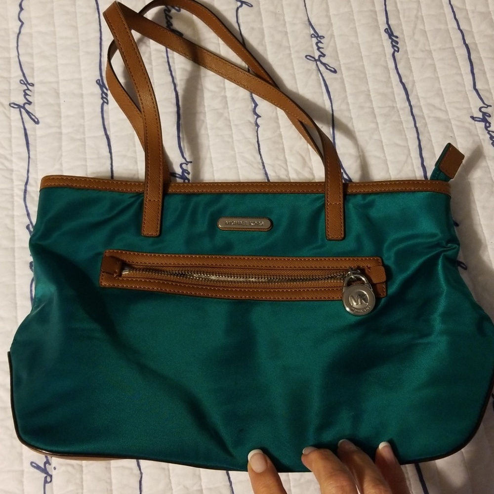 Michael Kors emerald green purse